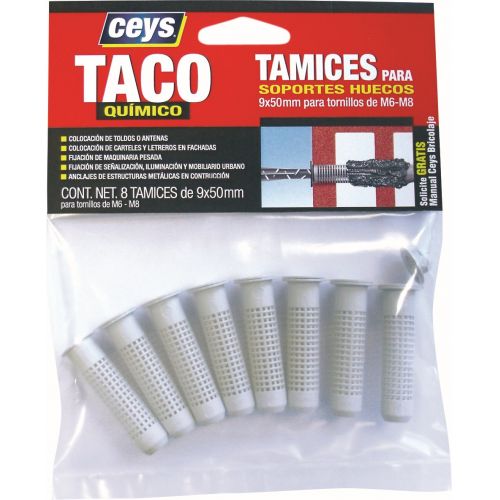 CEYS TAMICES TACO QUÍMICO 9X50MM 8U